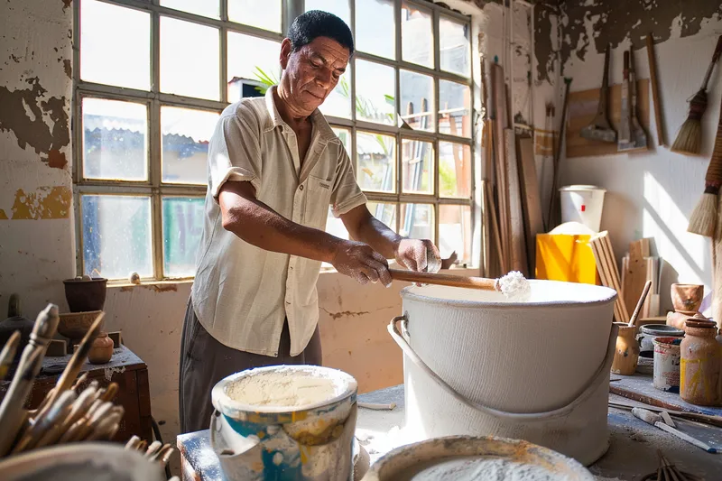 como preparar cal para pintar