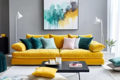 7 colores para combinar con amarillo en tus interiores