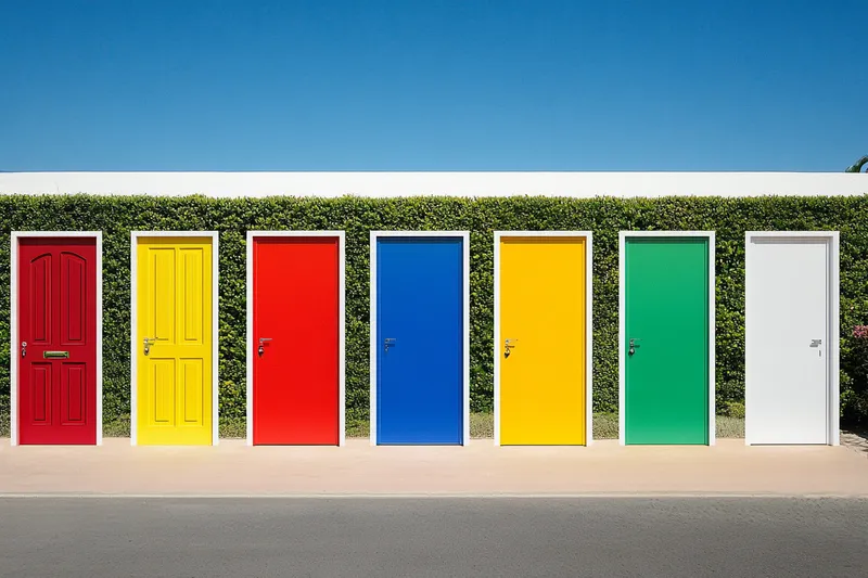 7 ideas de colores para las puertas de tu casa y como pintarlas