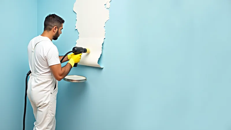 cómo quitar pintura de la pared con técnicas efectivas